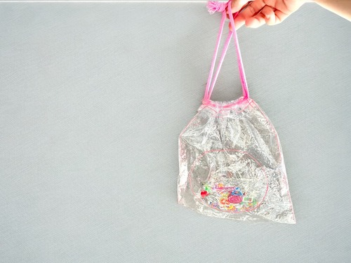 stomou  ガチャガチャパーツ巾着 big