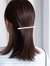 （バレッタ）花の小道 / ブルー