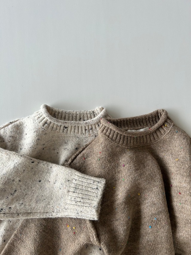 1940 color nep yarn knit tops