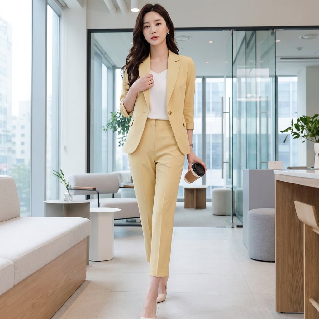 スモールジャケットandパンツ(4color) A1061