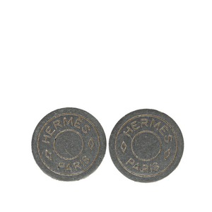 エルメス セリエ イヤリング シルバー メタル レディース HERMES 【中古】