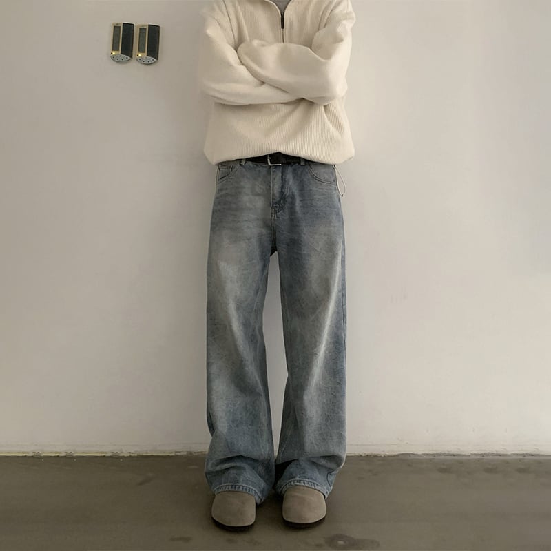 INKNOTSライトウォッシュデニムパンツ