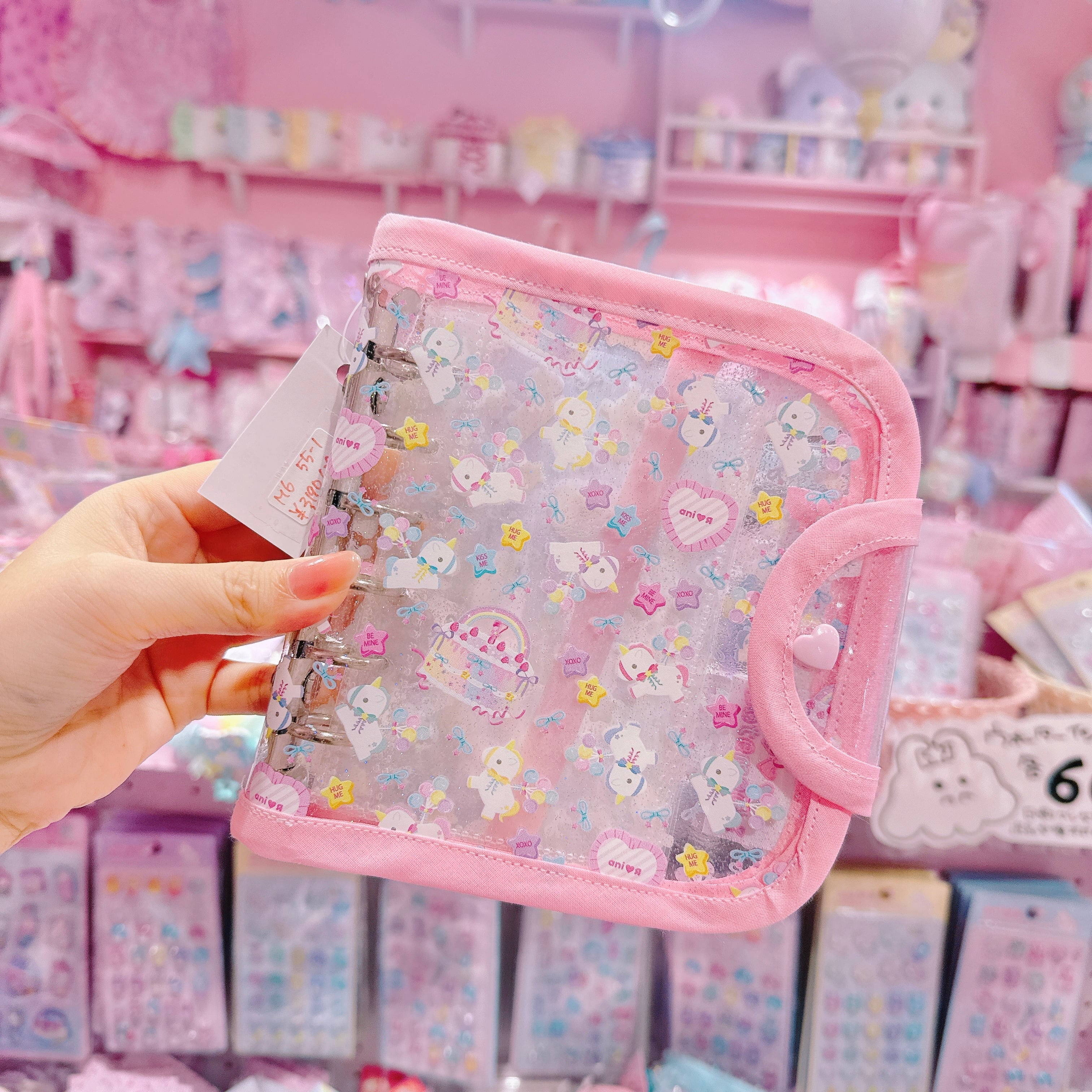 【M6】55-1シール帳（A7）６穴