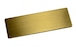 金属無地名札（真鍮-金タイプ）60×20ミリ　安全ﾋﾟﾝ留め具