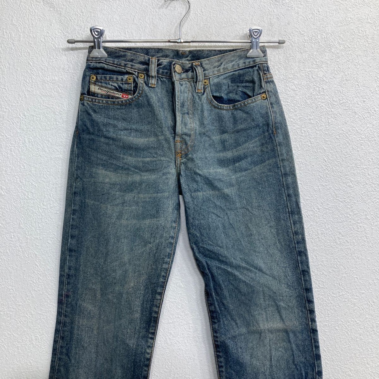 DIESEL デニムパンツ W25 ディーゼル ボタンフライ インディゴ 