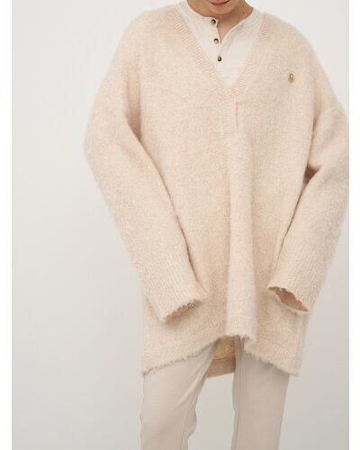 【YENN】[Y254-91123] ALPACA MIX TUNIC PO