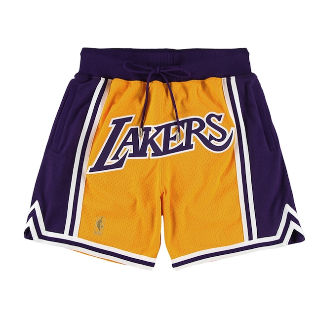 【JUST DON×Mitchell &Ness】NBA JUST DON 7 INCH SHORTS LAKERS