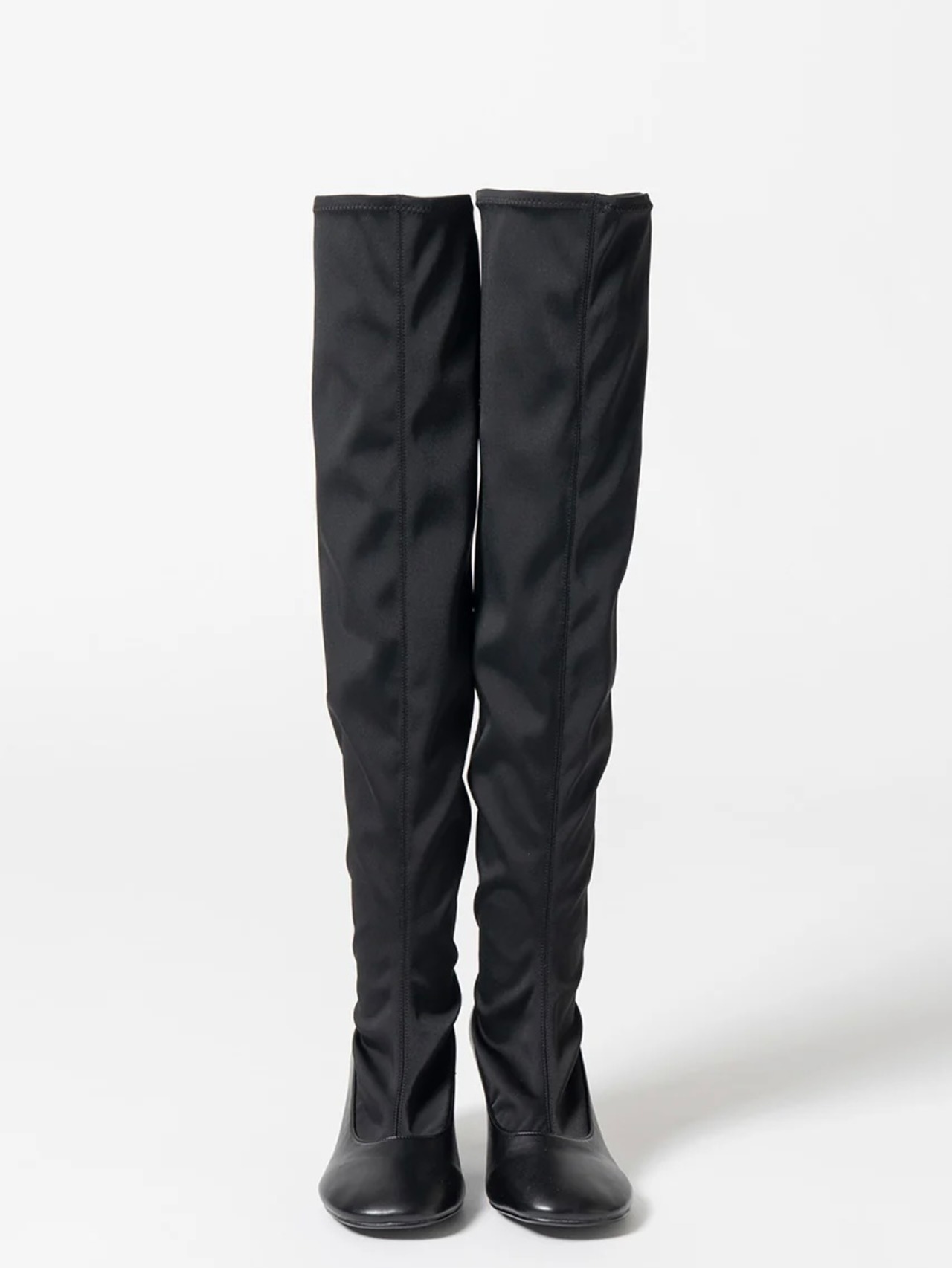 【26AW | WOMEN】PRANK PROJECT プランクプロジェクト / ロングブーツ / Fabric Combination Stretch Long Boots 31262565502 - 2