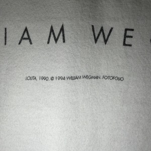 90's William Wegman "LOLITA" Printed T-Shirt USA FRUIT OF THE LOOM ART 90年代 ウィリアムウェグマン ロリータ プリント Tシャツ アメリカ ヴィンテージ ビンテージ Dog 犬 Photo フォト アート TT2026-0006