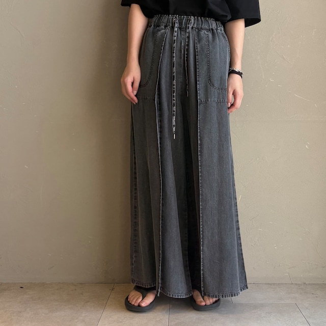 《 3/29(日)まだご予約受付 》4月末入荷【 CYNICAL 】タックイージーワイドテンセルデニム