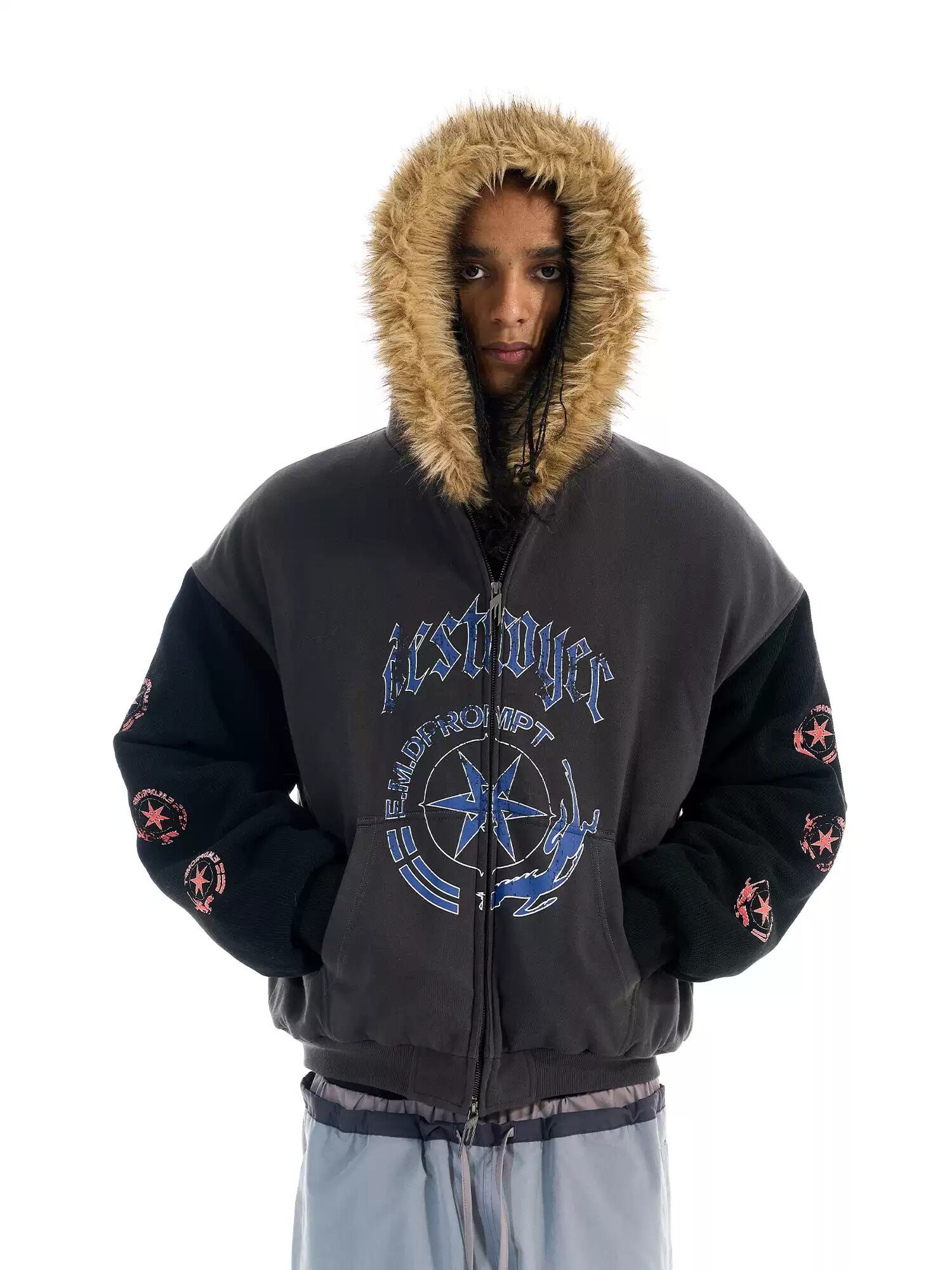 BLINDNOPLAN Satan Far Bomber Jacket | INVADER