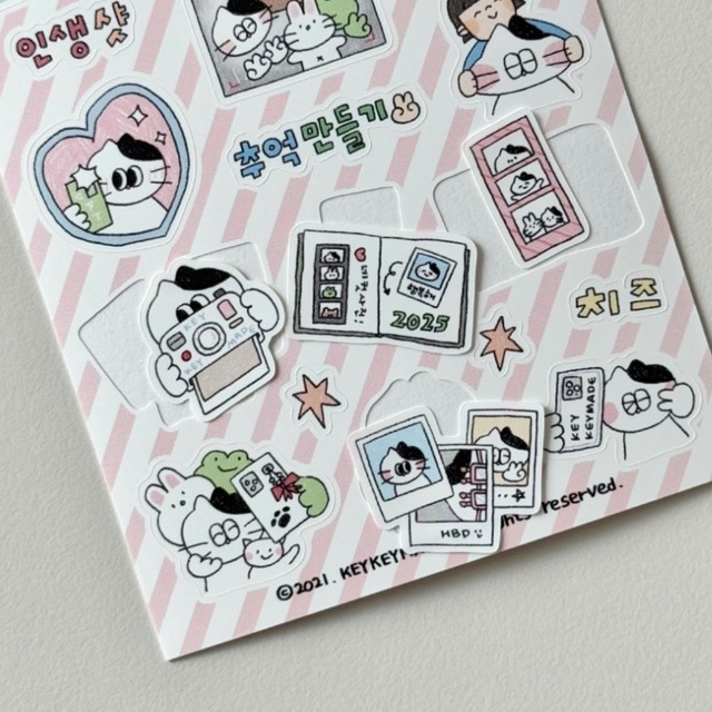 ★予約 KEYKEYMADE 〔sticker -思い出-〕