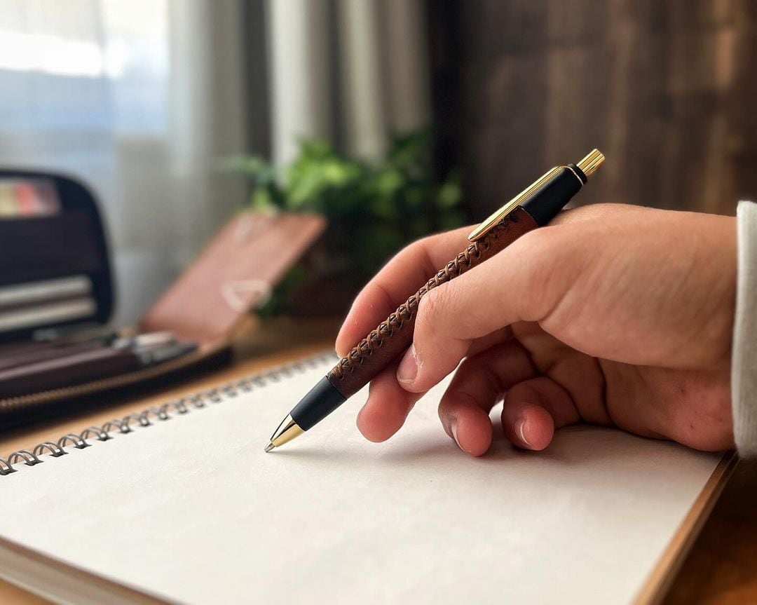 革軸ペン 【プエブロ コニャック】 | Schicksal