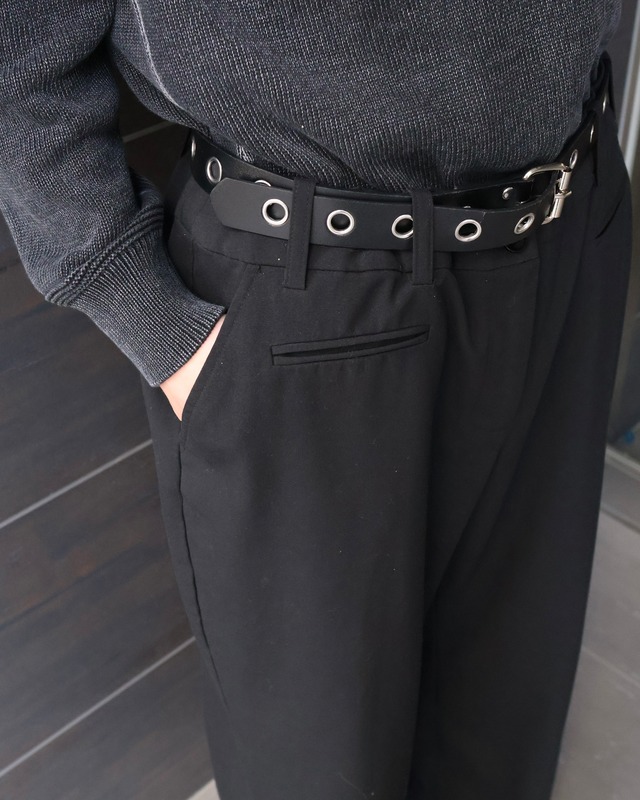 wide straight slacks