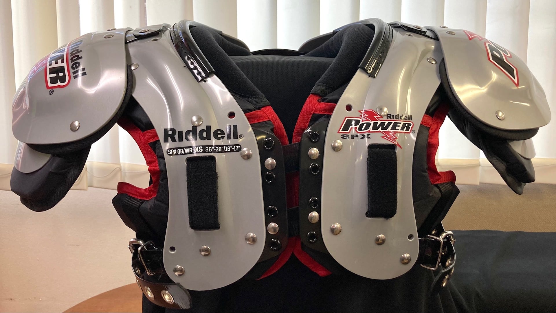 アメフト ショルダー Riddell ていたい Power SPK＋QB/WR XSサイズ 