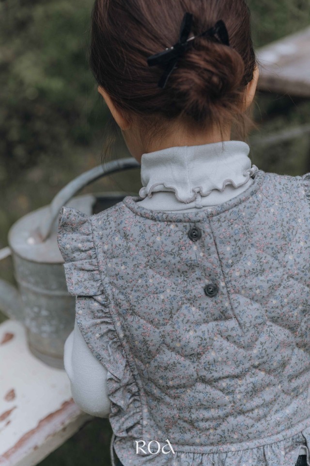 【10/29〆予約】<Roa>  Mini quilted vest