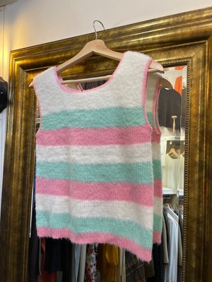 VINTAGE 60's pastel color vest