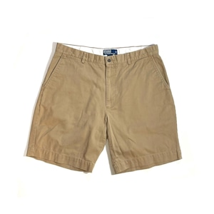USED 90’s Polo by Ralph Lauren, chino shorts "PROSPECT SHORT" (36) - brown