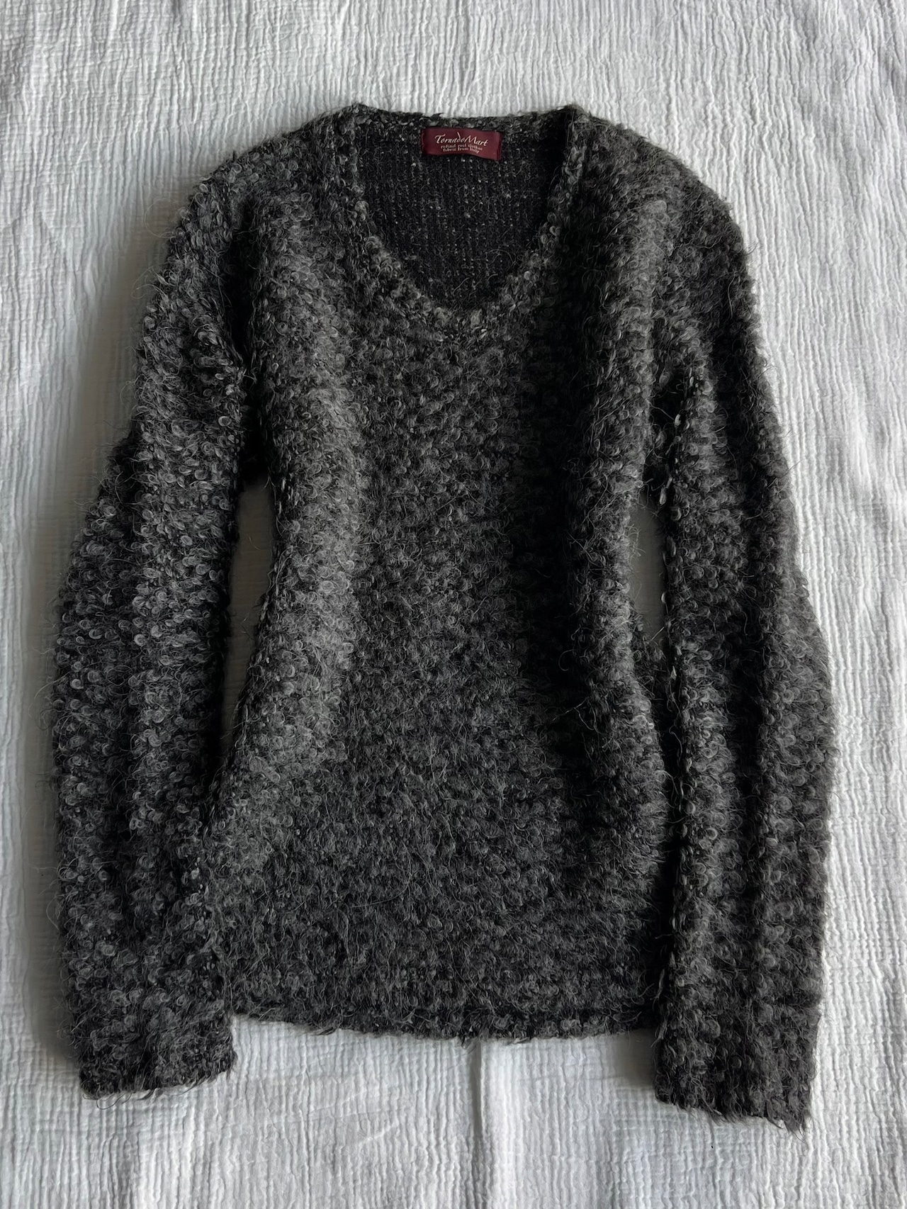 "TORNADO MART" Scale Wool Knit