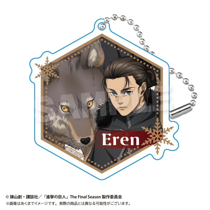 5月発売予定】進撃の巨人 アクリルキーホルダー ウィンターアニマルver
