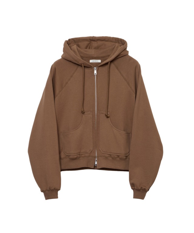 MATSUFUJI /M263-0602 / ZIP UP SWEAT HOODIE(BRICK)