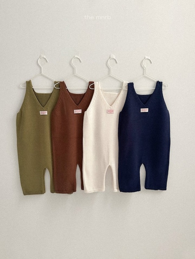 minirobe25wn_Teddy Knit Overall