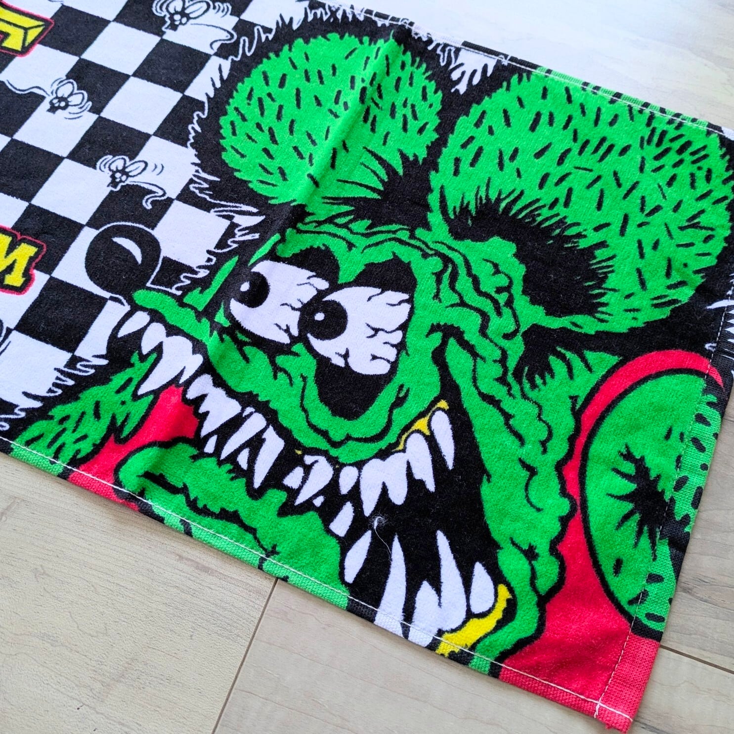 【 RATFINK ( ラットフィンク ) 】 FACE TOWEL / フェイスタオル 〚アメリカン雑貨 アメトイ〛