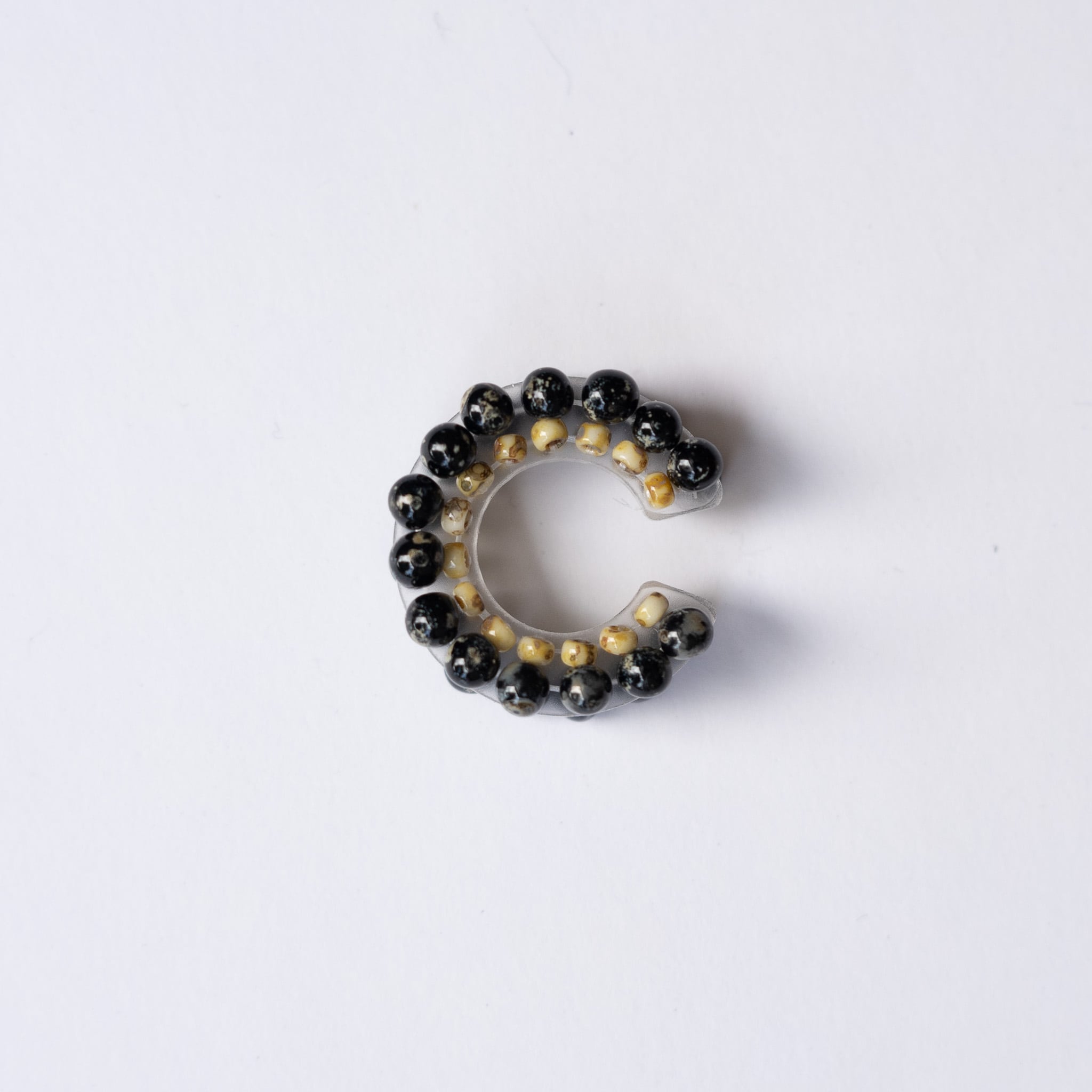 puzzle ring ear cuff [03]