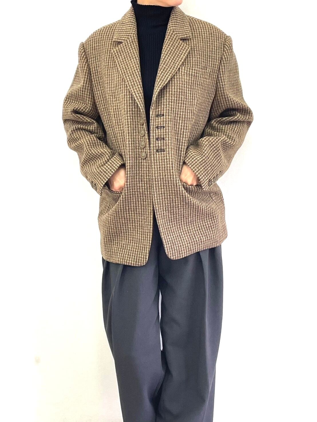 【新品未使用】todayful Wool100% Check Jacket todayful Wool100% Check Jacket TODAYFUL Wool100% Check Jacket