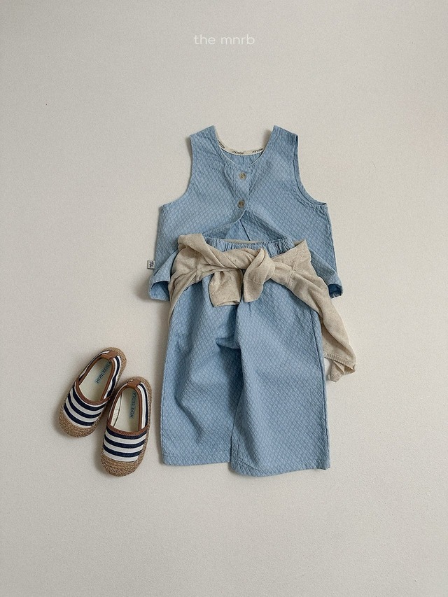 〘予約〙minirobe / dIa Denim Sleeveless