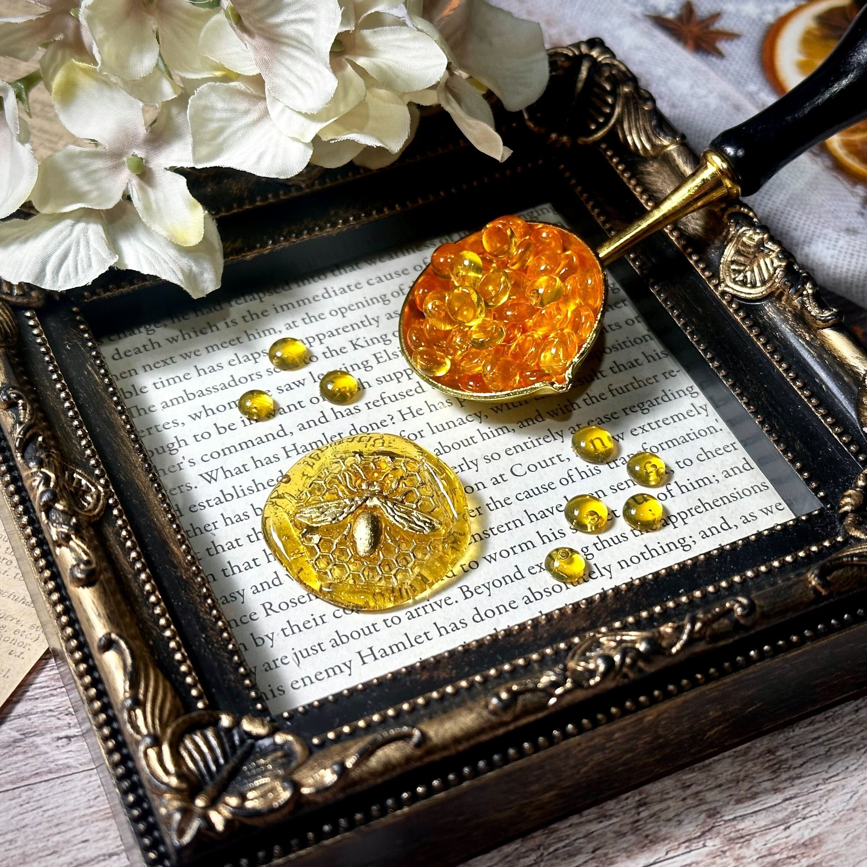 ◆ボトル入り◆『はちみつ』クリアカラー シーリングワックス ◆