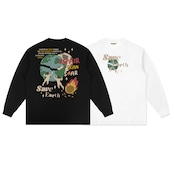 VINTAGE ストリート SAVE THE EARTH ロングTシャツ T391