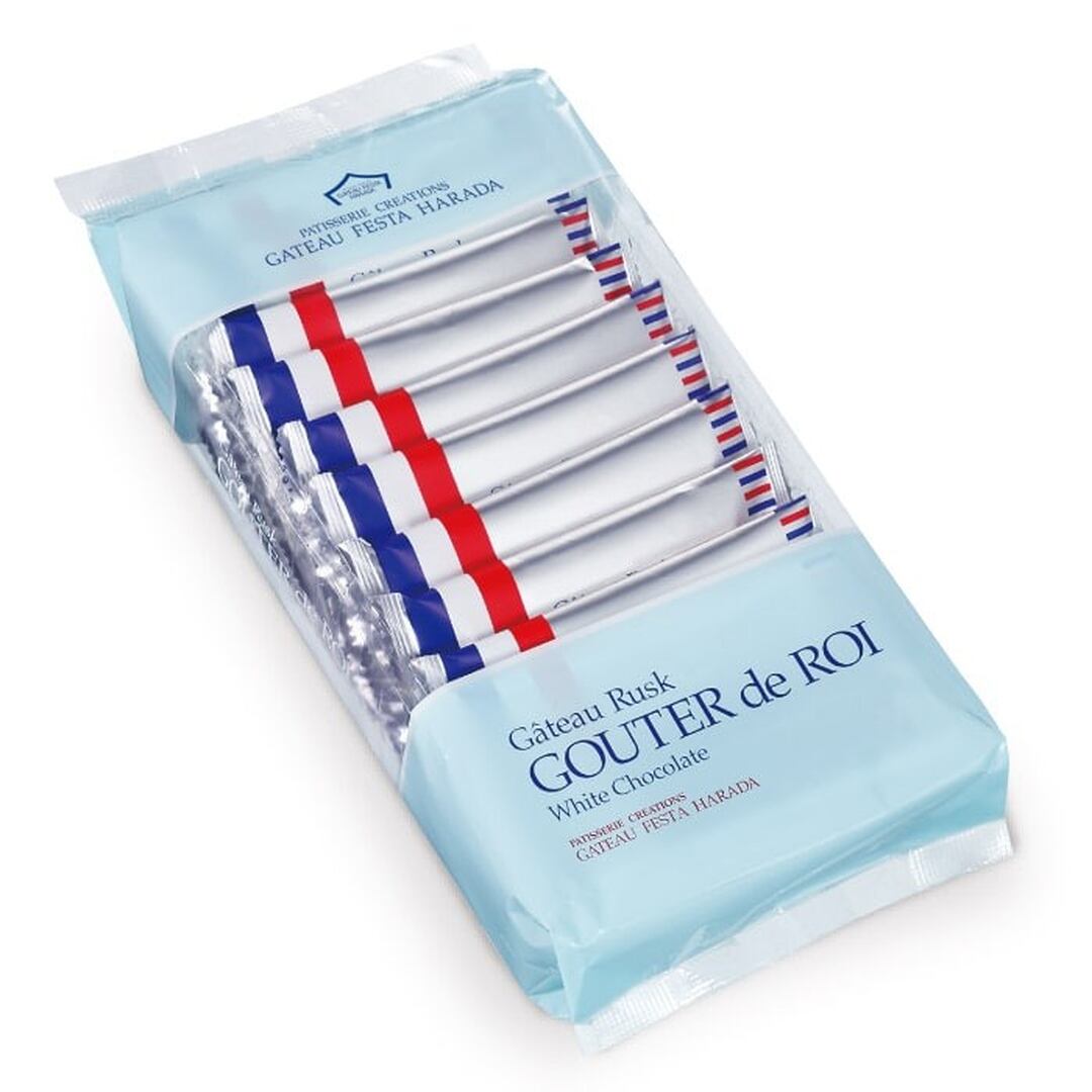 〈ガトーフェスタ ハラダ〉グーテ・デ・ロワ ホワイトチョコレート/簡易大袋 10枚入