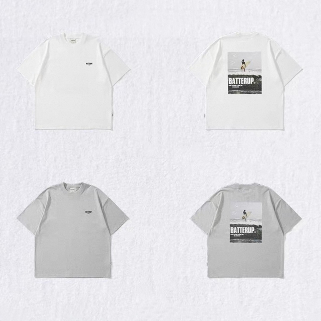 Surf photo back print tee 1422 - 16