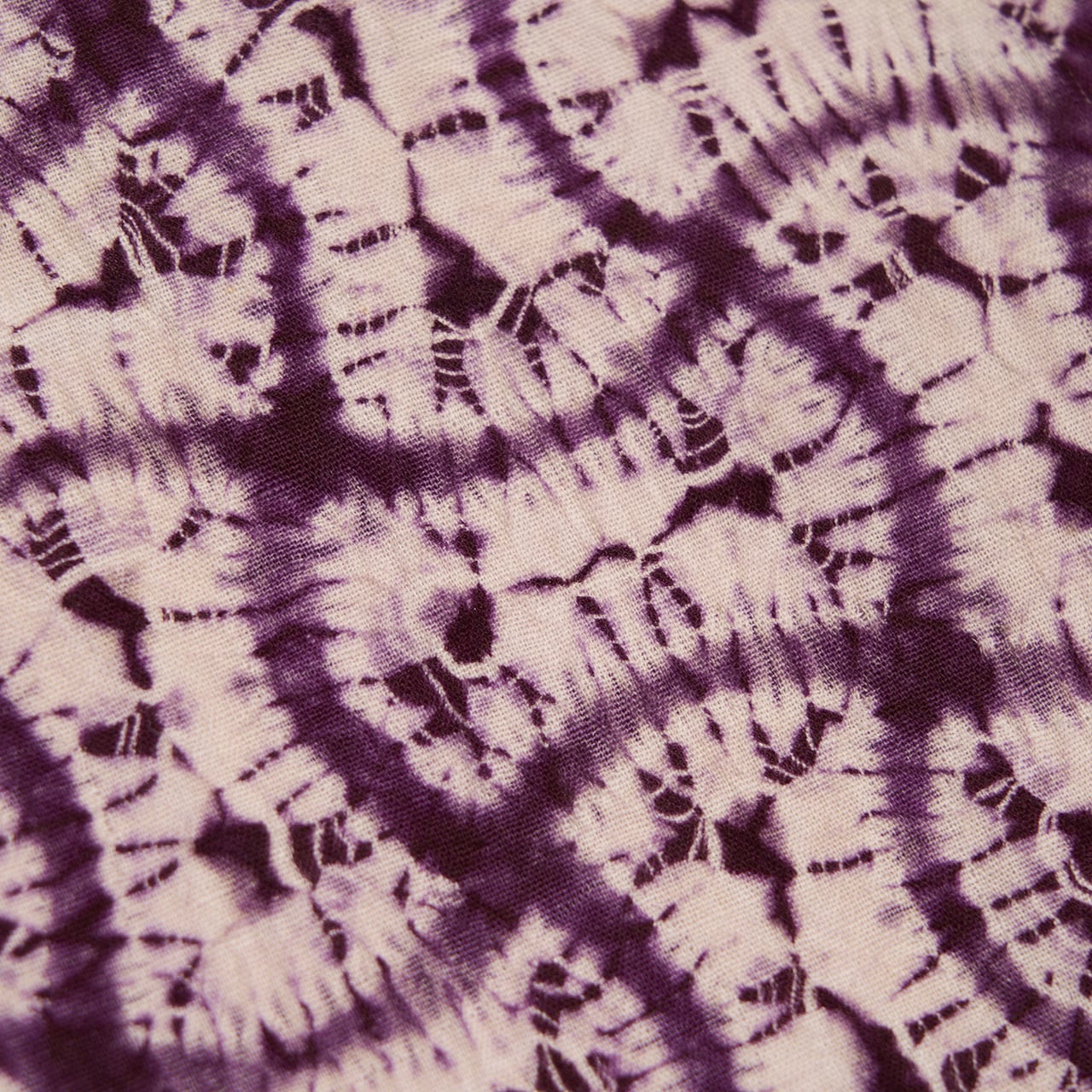 草紫堂 南部紫根染め 分銅繋文 木綿袷着物【お仕立て替え済】 | かわの屋