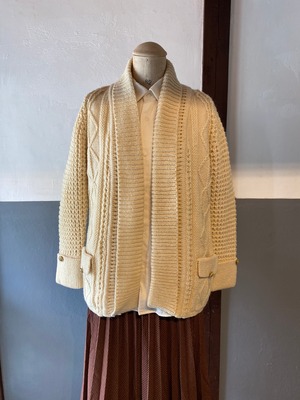 70年代gaeltarra【ビンテージ】フィッシャーマンセーター　《アイルランド製》