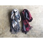 SOIL (ソイル) DOUBLE FACE CHECK STOLE