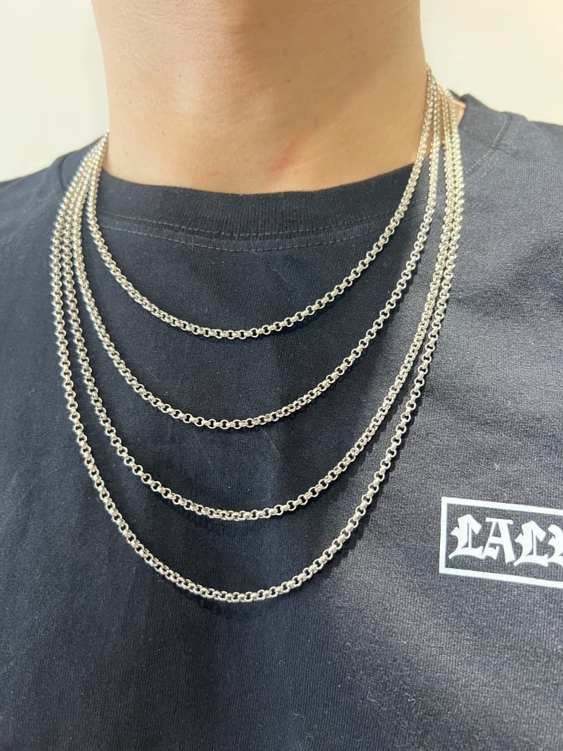 ✨ZZL55 刻印入りシルバーチェーンネックレスのみ 55cm | YDH CREST