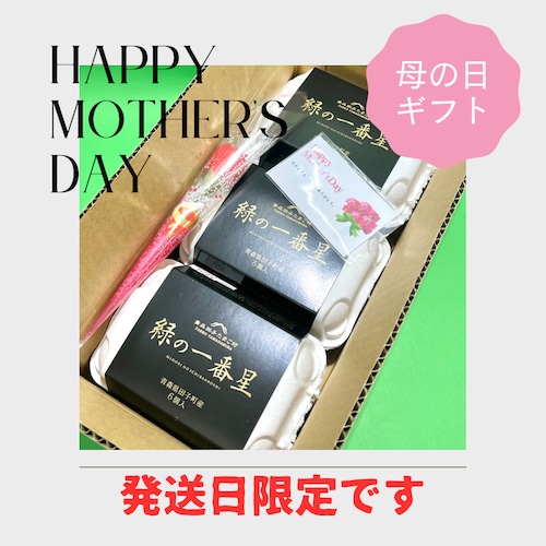 【Happy　Mother′s　Day】超早　母の日ギフト！！30％OFF【～3/31（日）までのご注文限定】　絶品たまごギフトセット  緑の一番星　18個（6個入り×3パック）