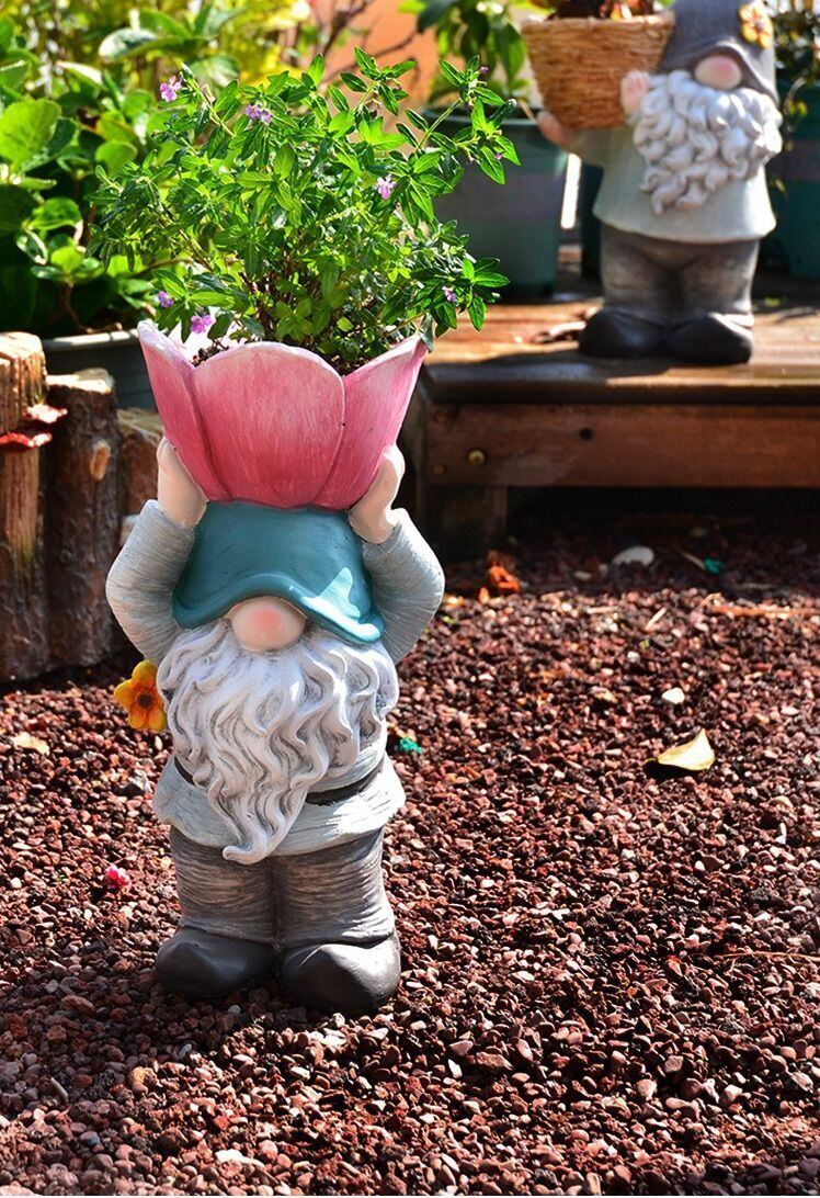 ガーデンノーム 植木鉢 プランター 置物 ガーデニングオーナメント