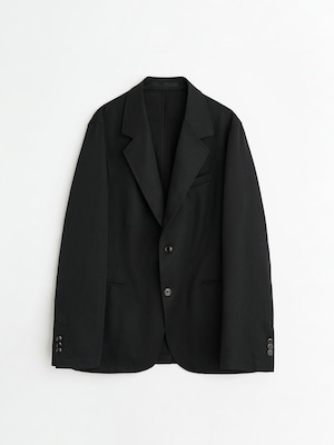 OUR LEGACY UNCONSTRUCTED CEREMONY BLAZER Coarse Black Gabardine M2260UCB