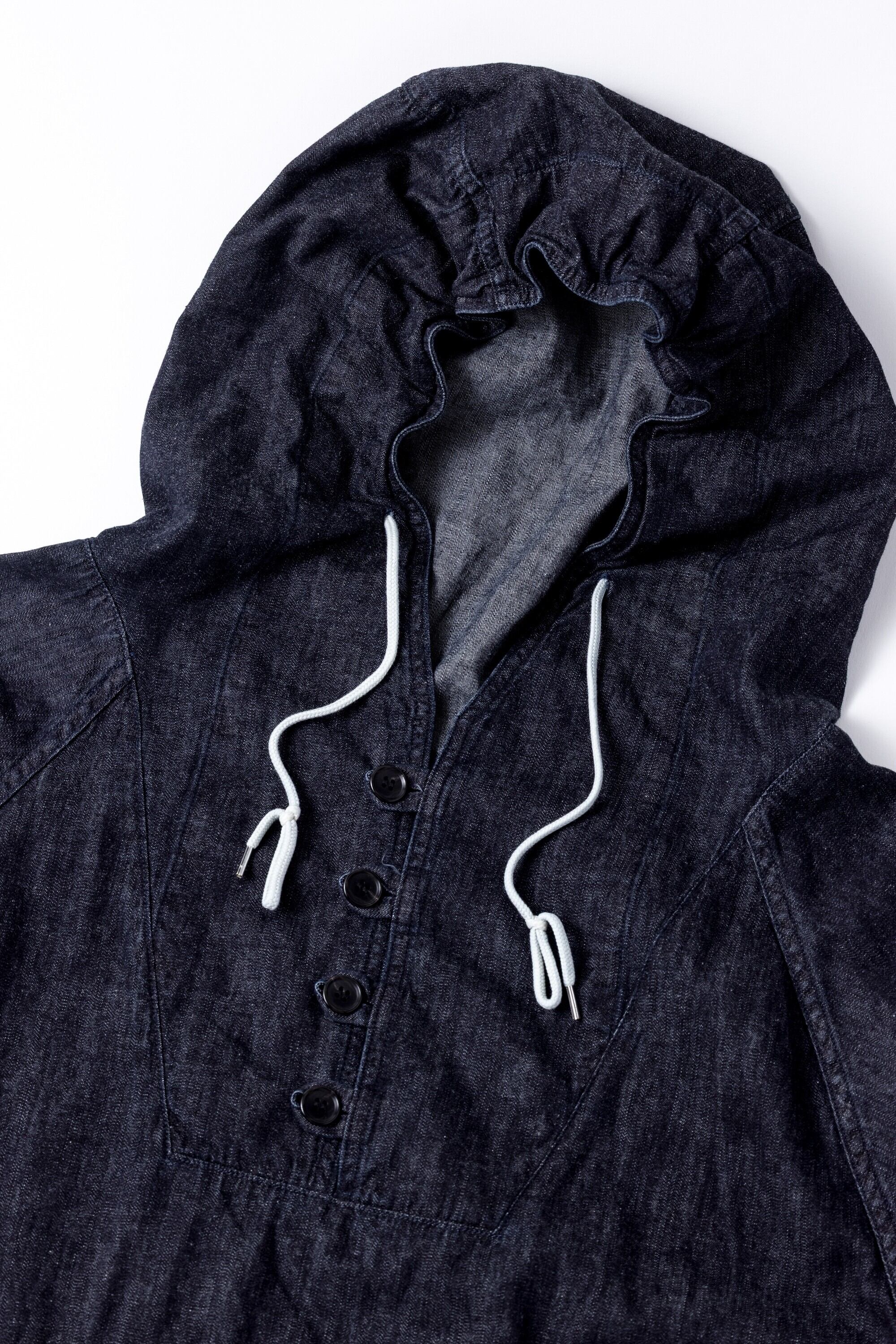 ANACHRONORM/アナクロノーム UTILITY DENIM ANORAK PULLOVER INDIGO