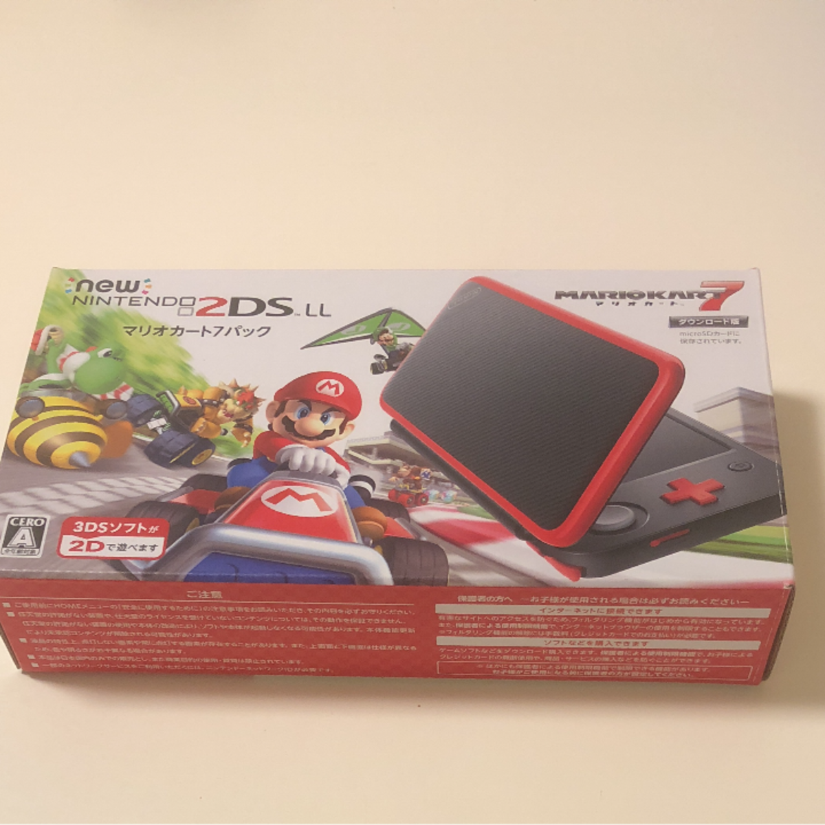 2ds LL本体  マリオ カセットセット