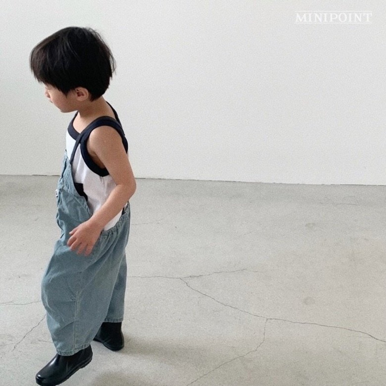 【minipoint】ビスケットオーバーオール 80〜120cm - 15