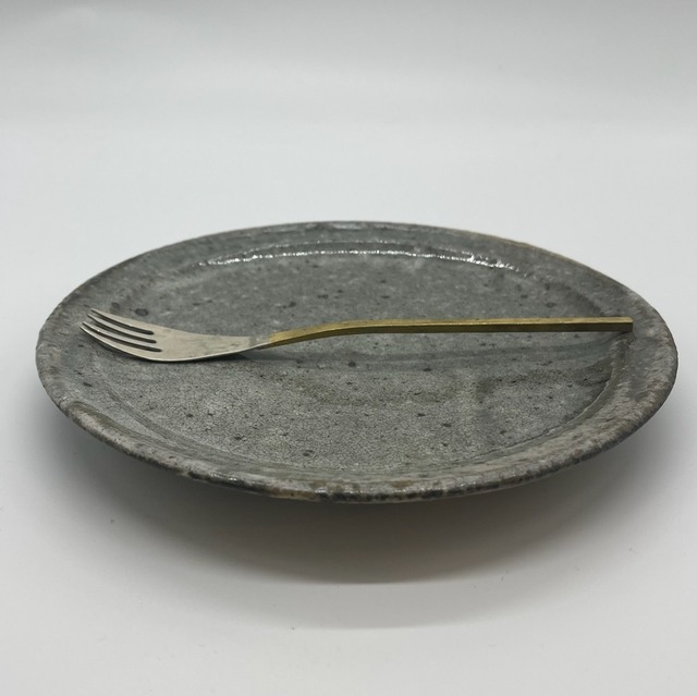 『八田 亨』白掛リム皿M B 2022101000343