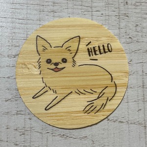 バンブーステッカー　チワワ　ステッカー