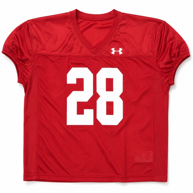 【L】UA #28 ジャージ/メッシュ レッド HEATGEAR