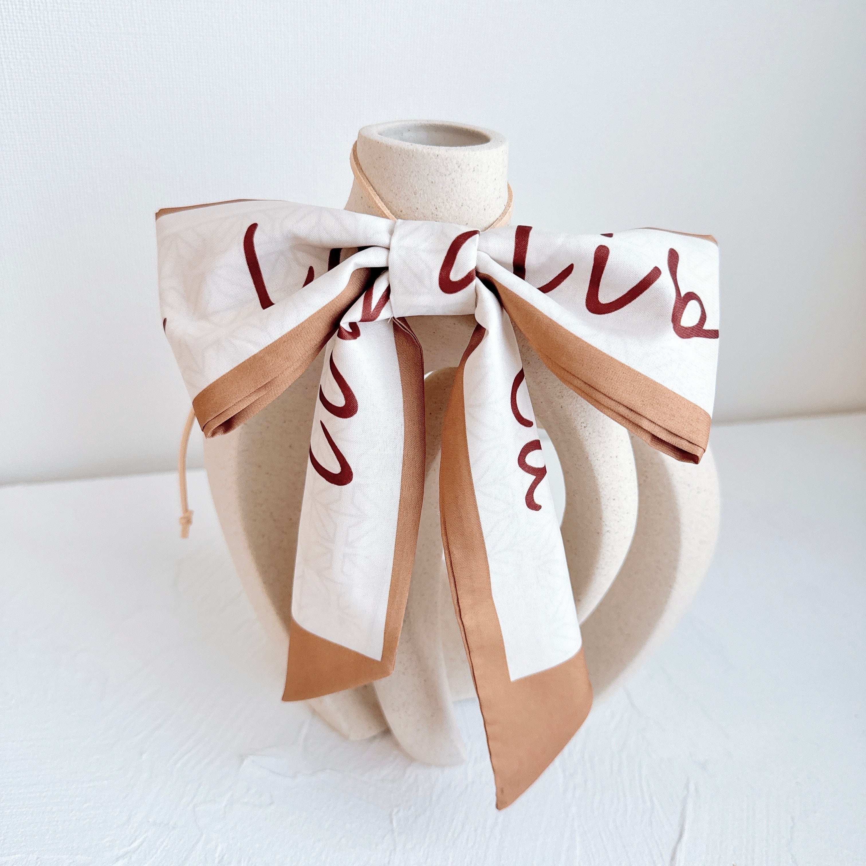 スカーフリボンネックバンド