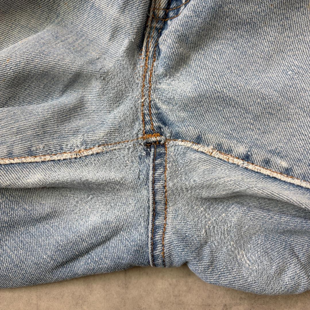 リーバイス517 W33 フレアブーツ 青 古着 70s USA 22103 | fuufu