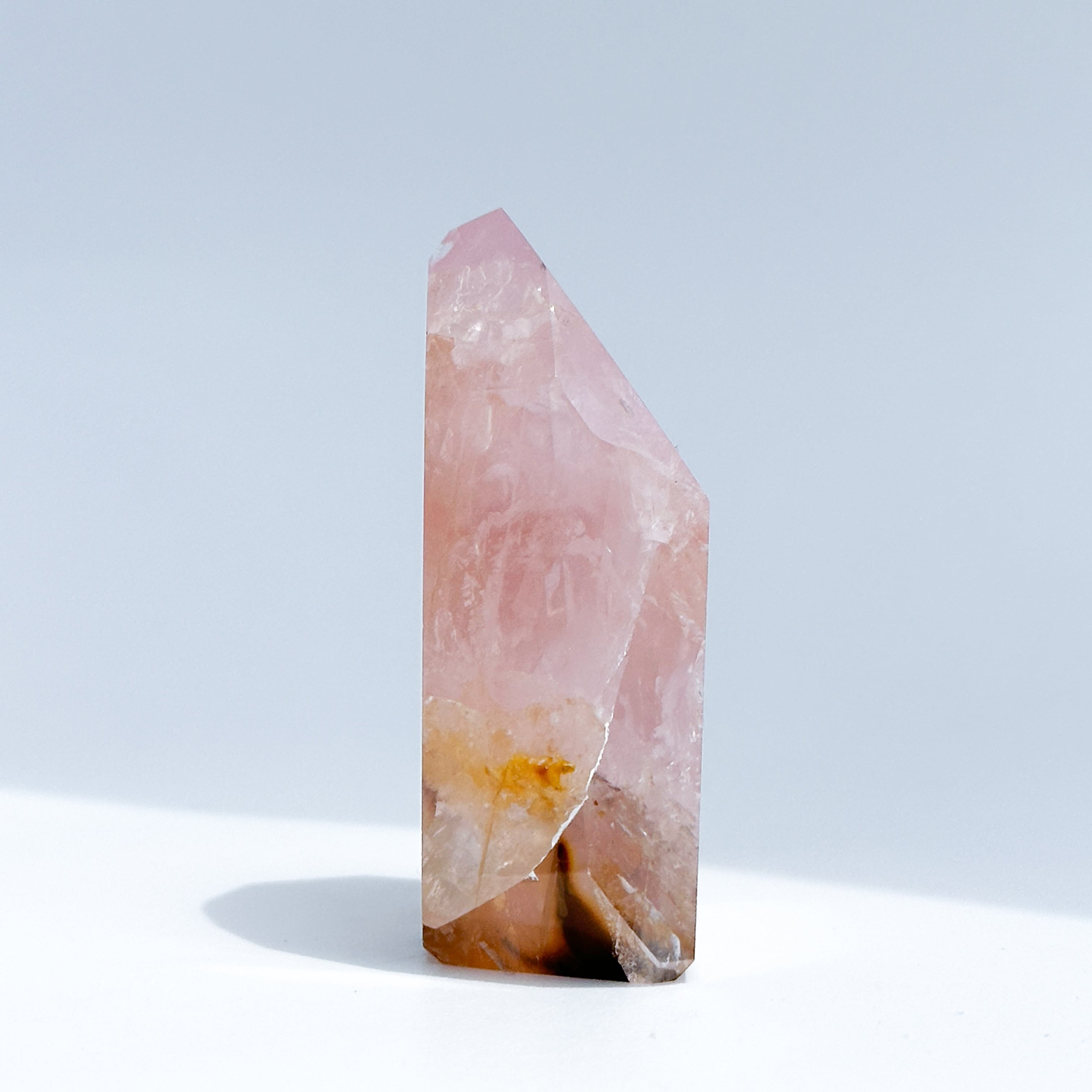 ローズクォーツ×ゴールデンヒーラー タワー91◇ Rose Quartz x Golden